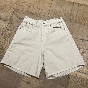 Wilfred Mid-Thigh Jean Shorts - Birch, 00